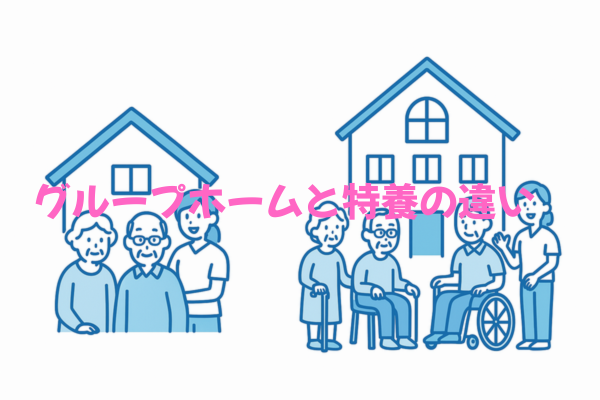 グループホームと特養の違いとは？