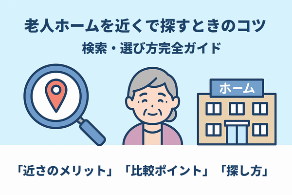 老人ホームを近くで探すときのコツ